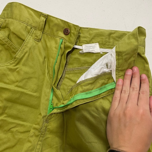 Vintage 80s Generra Collection High Waisted Shorts Size 7 Green - Picture 4 of 9